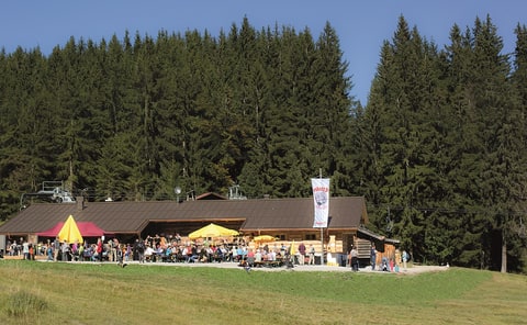 Eine der Top-Hüttenrestaurants in Bayern