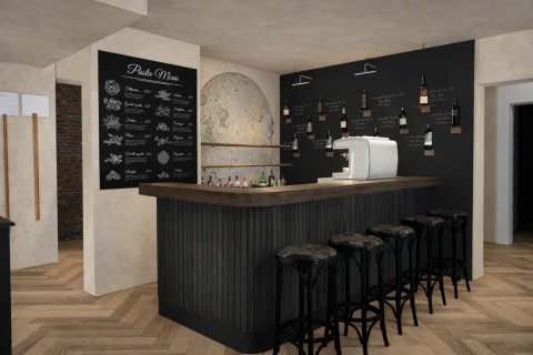 Attraktive Gastronomiefläche mit Pizzeria-/Osteria-Konzept – Mitten in Berg!