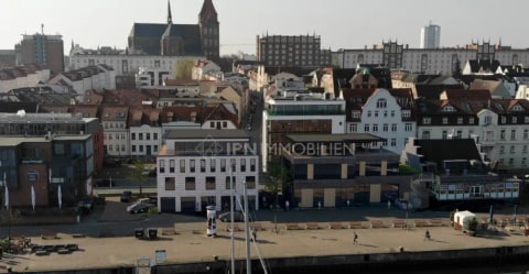 Ocean's End: Rostocks neue 1. Reihe! Top Gastrofläche im Rostocker Stadthafen!